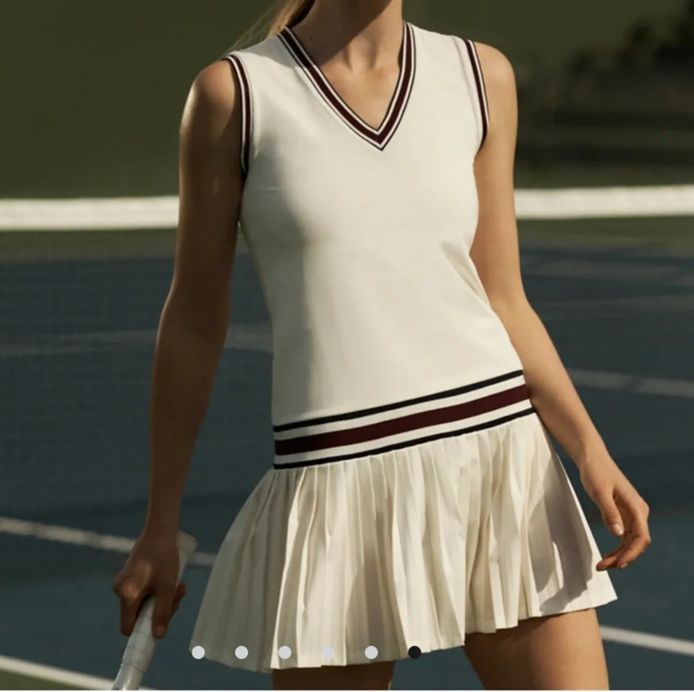 Tory Sport White Sleeveless Dress - Picture 6 of 12